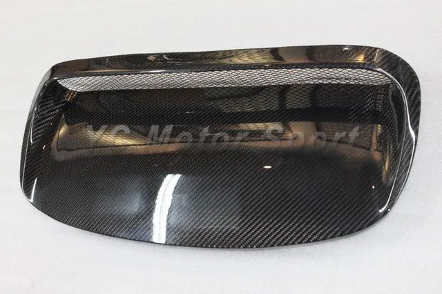2008-2014 Subaru Impreza GRB GVB WRX STI OEM Style Hood Scoop CF (3)