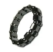 Fashion Charm bracelet Biomagnetic Multi shaped Black Stone Magnetic Bracelet Magnetic Health font b Weight b