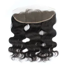 Brazilian Lace Frontal Closure 13″x4″ 7A Virgin Human Hair Closure Straight Silk Ear to Ear Lace Frontals with Baby Hair