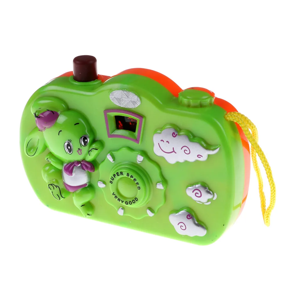 1 шт. новая забавная проекционная камера игрушка муйти животный узор светильник Проекционные Развивающие игрушки для изучения детей случайный цвет