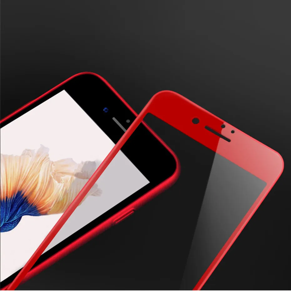 9H 3D изогнутое закаленное стекло для iphone 8 7 6 6 S полное покрытие Защита экрана для iphone 6 6s 7 8 plus Защитная стеклянная пленка