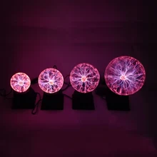 Плазменный шар лампа светильник трогательный чувствительный Туманность сфера шар Новинка игрушка SDF-SHIP