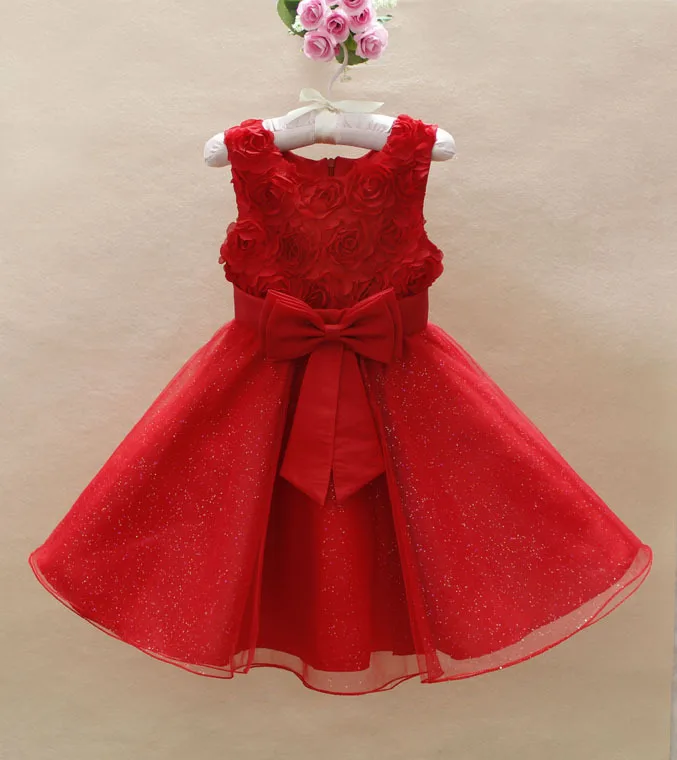 Girl's Party Dress 1pcs Retail Formal Flower Child Celebration Kid's