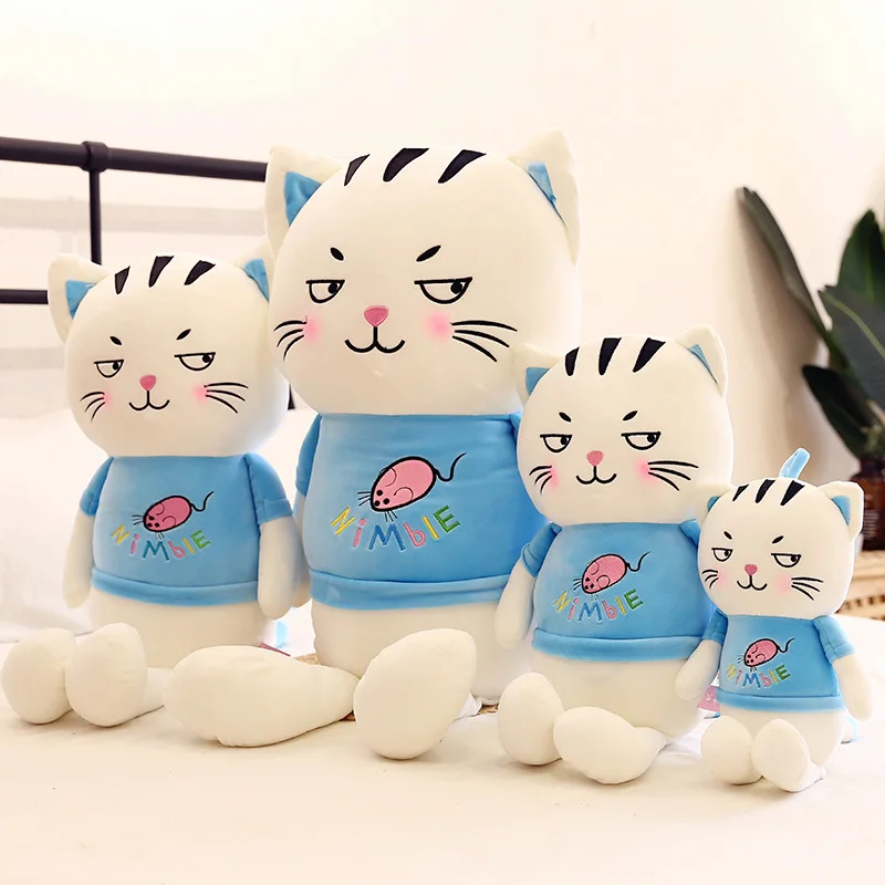 40 80 см с рисунком милой кошки Ночная удлиненном плюше Спальные отправить детских