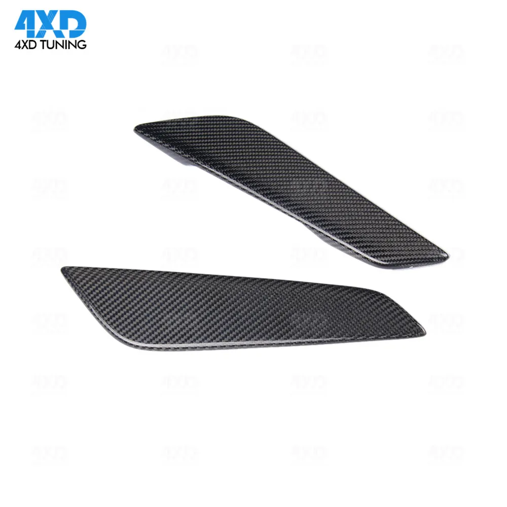 Las partes exteriores Fender Trim para BMW G30 de fibra de carbono de parachoques delantero Fender Trim respiraderos de aire serie 5 cuerpo cubierta lateral 2017, 2018, 2019,
