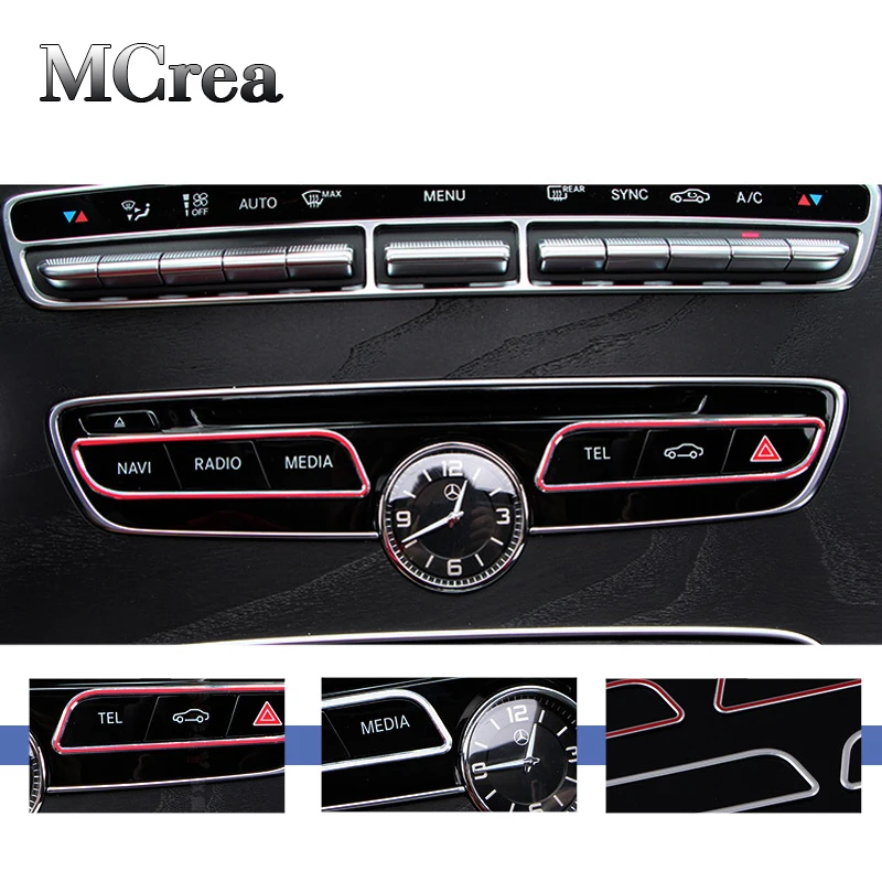 Автомобильные наклейки MCrea AMG для Mercedes Benz W205 W212 C E GLC | Автомобили и мотоциклы