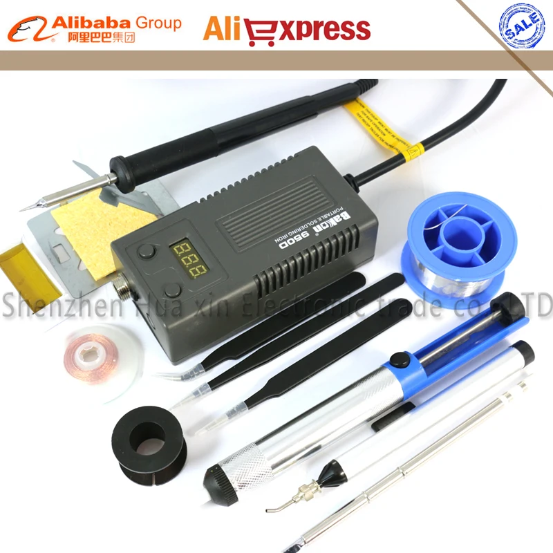 EU Plug T12 Digital Soldering Station Portable soldering iron BGA