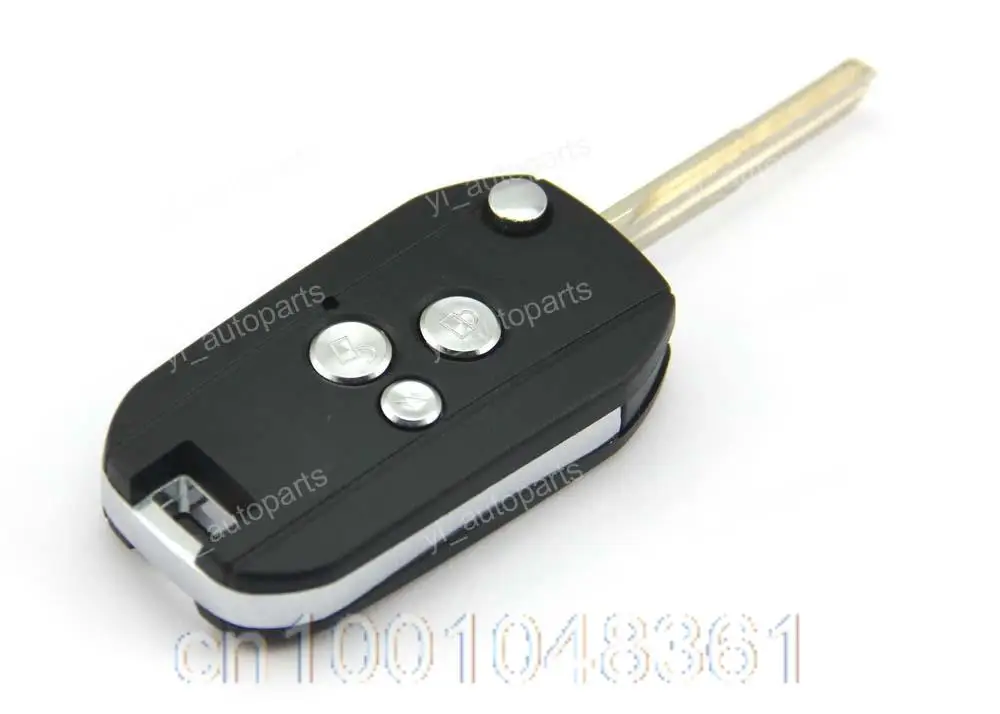 3 Buttons Remote Flip Folding Key Shell Case Fob Keyless Fit For Hyundai Rohens Coupe Tiburon XG | Автомобили и мотоциклы