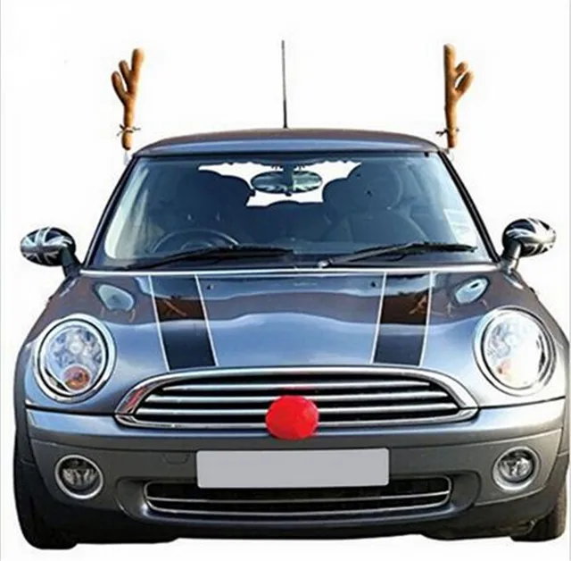 WEIHNACHTEN Rentier Geweih Auto Kostüm Geweih & Nase Set Auto Outfits