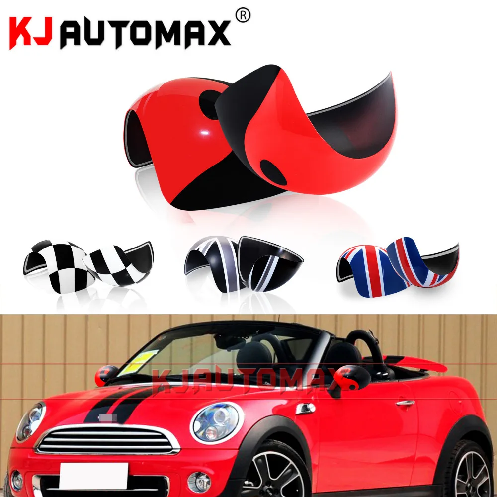For Mini Cooper Outside Side Wing Mirror Cover Cap Shell R50 R52 R53