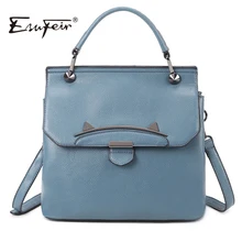 ESUFEIR 2017 Véritable En Cuir En Relief Femmes Sac À Main De Mode De Luxe Marque Sac Femmes Épaule Sac Bandoulière sac Casual sac Fourre-Tout