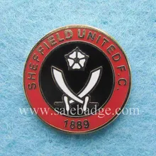 Пользовательские металлические позолоченные жесткие эмалевые штифты логотип значок OEM обслуживание