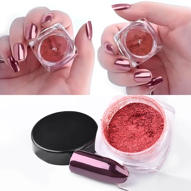 Best Offers 1pcs Rose Gold Powder Nail Art Glitter Chrome Pigment Nail Powder Dust Manicure Nails Decorations Makeup Tools Accessories Best Offers 1pcs Rose Gold Powder Nail Art Glitter Chrome Pigment Nail Powder Dust Manicure Nails Decorations Makeup Tools Accessories