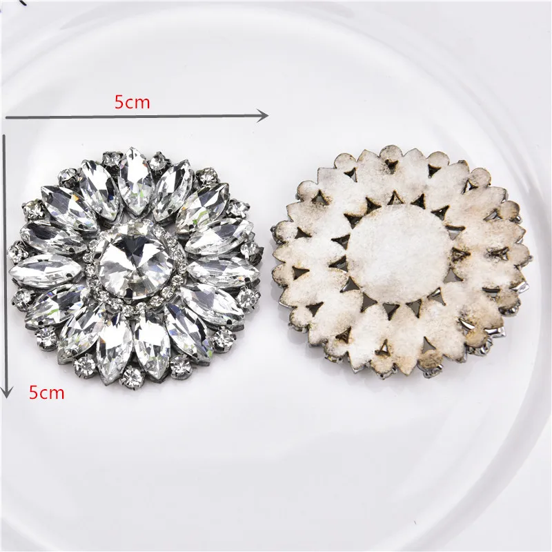 2pcs/Lot mix Crystal Rhinestone Applique Flatback Sew On Claw Rhinestone pearl For Wedding Dress Decoration Belt Shoes Clothing