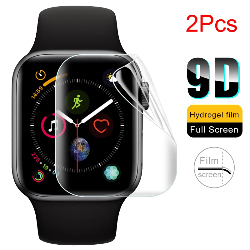 

2PCS Hydrogel Membrane Full Coverage Screen Protective Film For Apple Watch For iWatch Series 1/2/3 38mm 42mm 40/44mm Full Film
