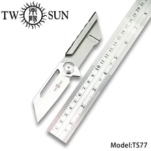 TWOSUN d2 лезвие складной карманный нож тактические ножи Открытый кемпинг охотничий нож инструмент для выживания EDC TC4 подшипники быстро открытые TS77