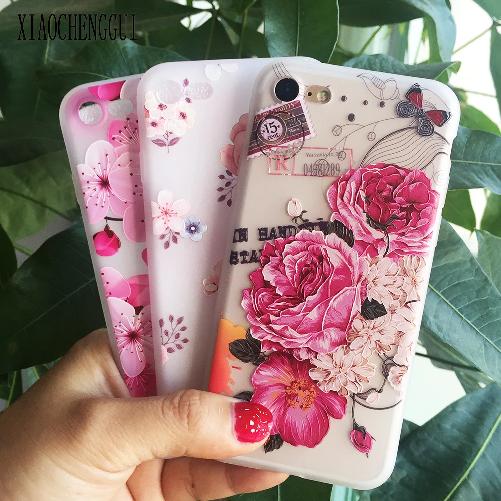 

3D high quality Relief TPU case for iphone 6 7 8 7/8 plus Case ultradunne Scrub Silicone Telefoon Gevallen for iphone X case