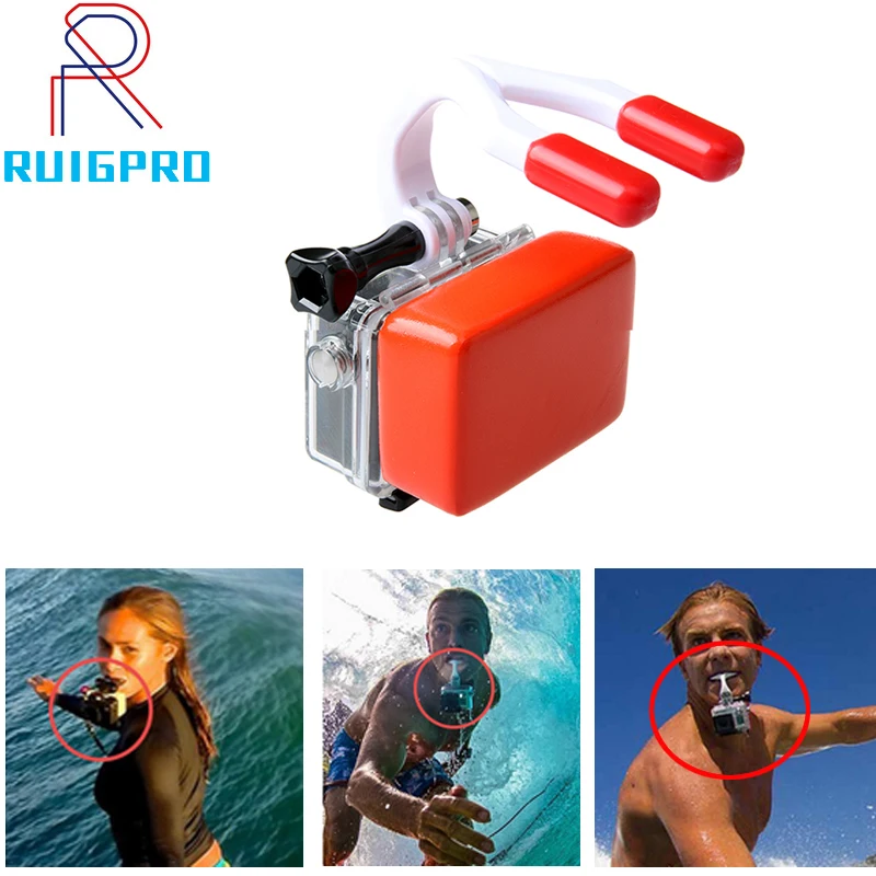 Аксессуары Ruigpro для Go pro, набор для крепления рта, крепление для серфинга, коннектор для серфинга Gopro Hero 7, 6, 5, 4, 3+, для SJ4000, для Xiaomi