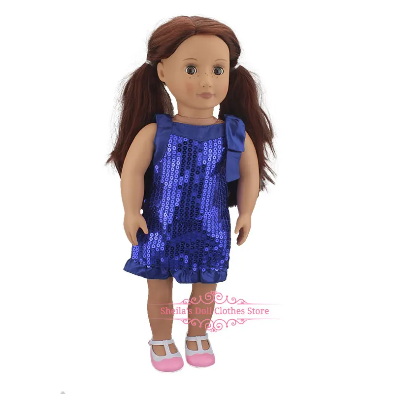 New Lovely Arrival Fashion Jean Skirt For 18 inch American Girl Doll Clothes,(Shoes are not included