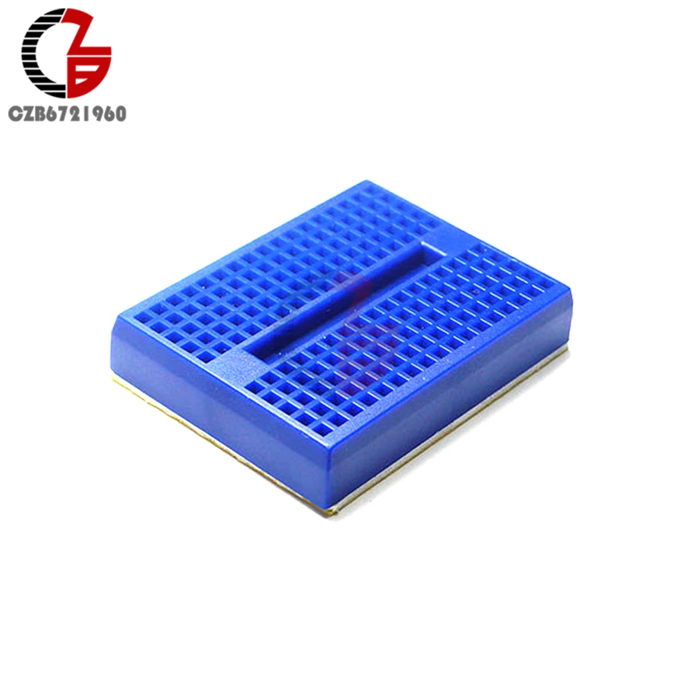 5PCS NEW Blue Mini Solderless Prototype Breadboard 170 Tie-points for Arduino
