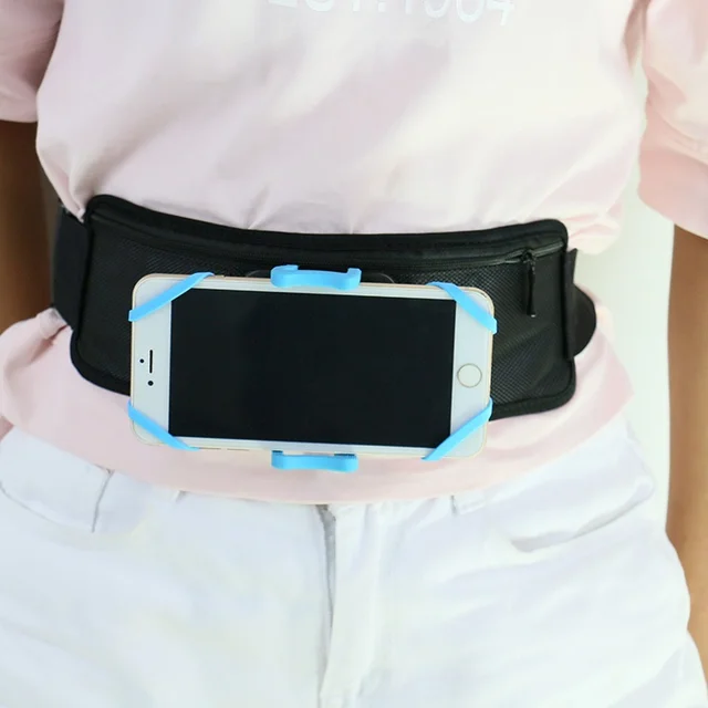 Action Adjustable belt Mobile phone holder Mount for Sport Waist straps
