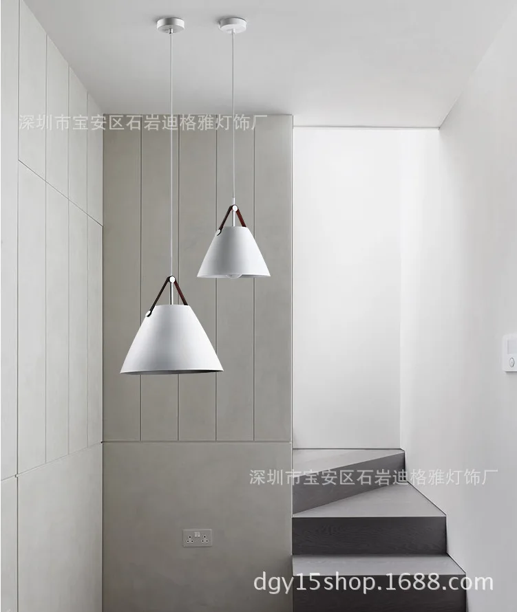 Современный скандинавский минималистичный креативный подвесной светильник Бар Освещение Гостиная лампы для столовой комната часы с