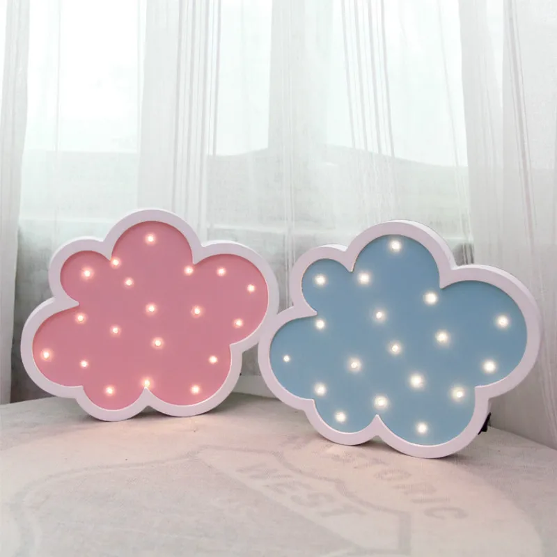 

Europe Style Cloud Led Night Light Wooden Lights Night Light LED Environmental Kid's Room Decoration Pendant Light Y304123-8