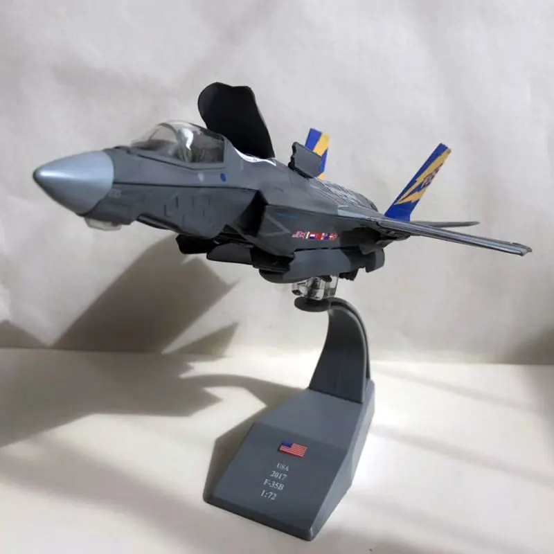  AMER 1/72 Scale Military Model Toys USAF F-35B Lightning II Joint Strike Fighter Diecast Metal Plan