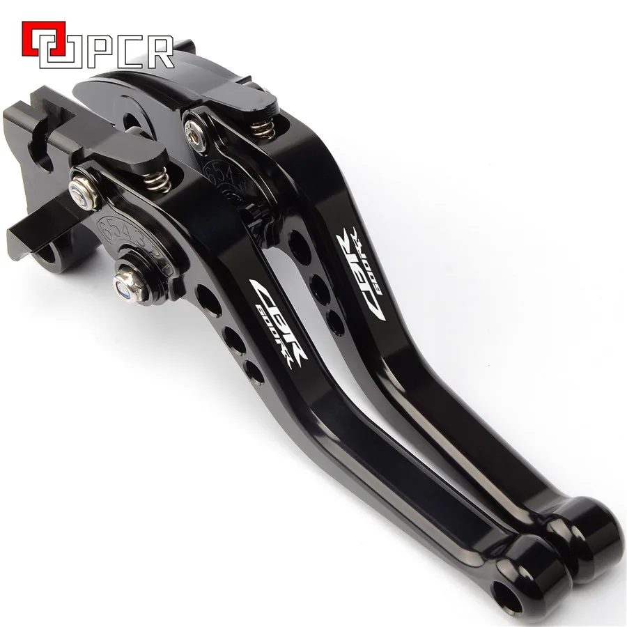 Одна пара коротких рычагов для HONDACBR600RR 2003 2004 2005 2006 с логотипом CBR 600RR мотоциклетные тормозные рычаги сцепления