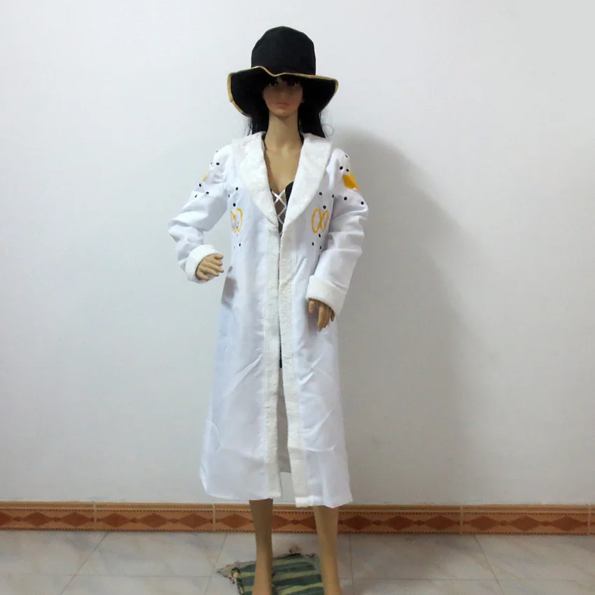 

One Piece Heroine Nico Robin Cosplay Costume Anime Uniform With Hat Custom Made Any Size