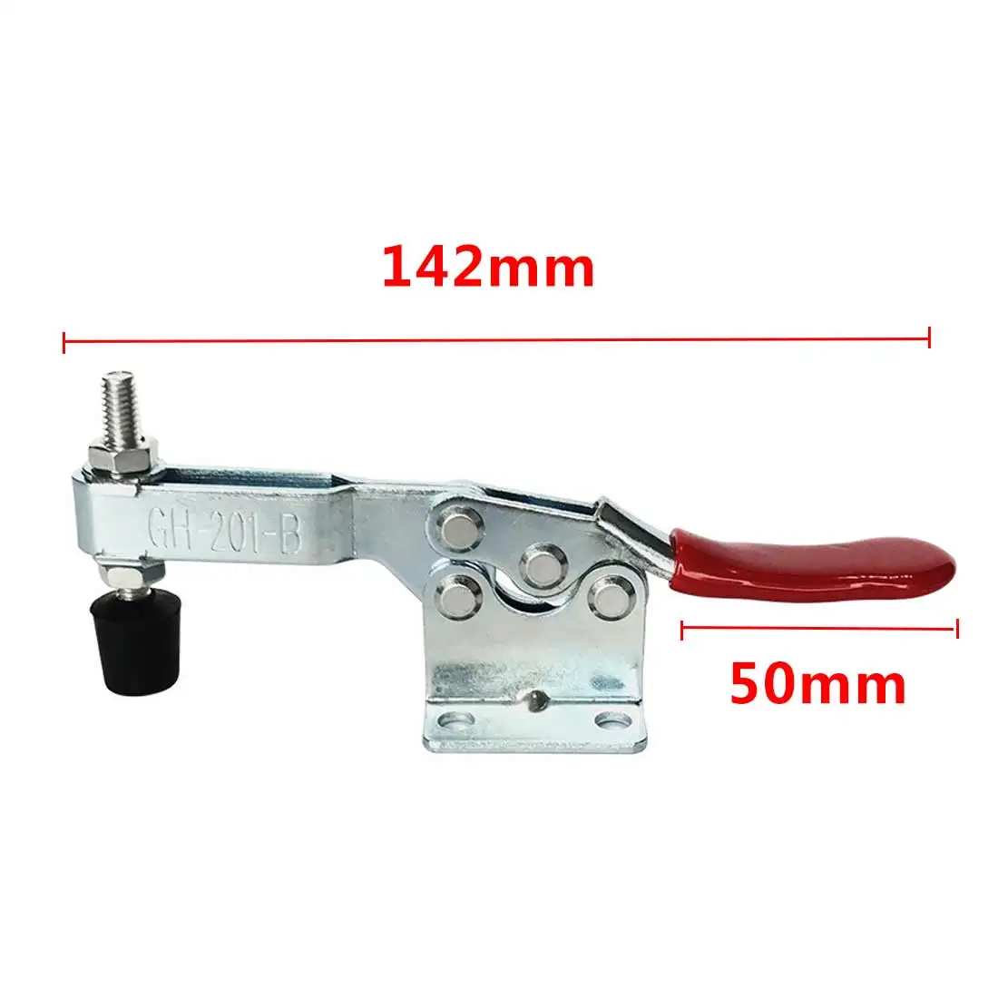

4 pcs Woodworking Holding Capacity 100Kg Quick Horizontal Clamp Fast Fixture Release Vertical Type Hand Tool Set