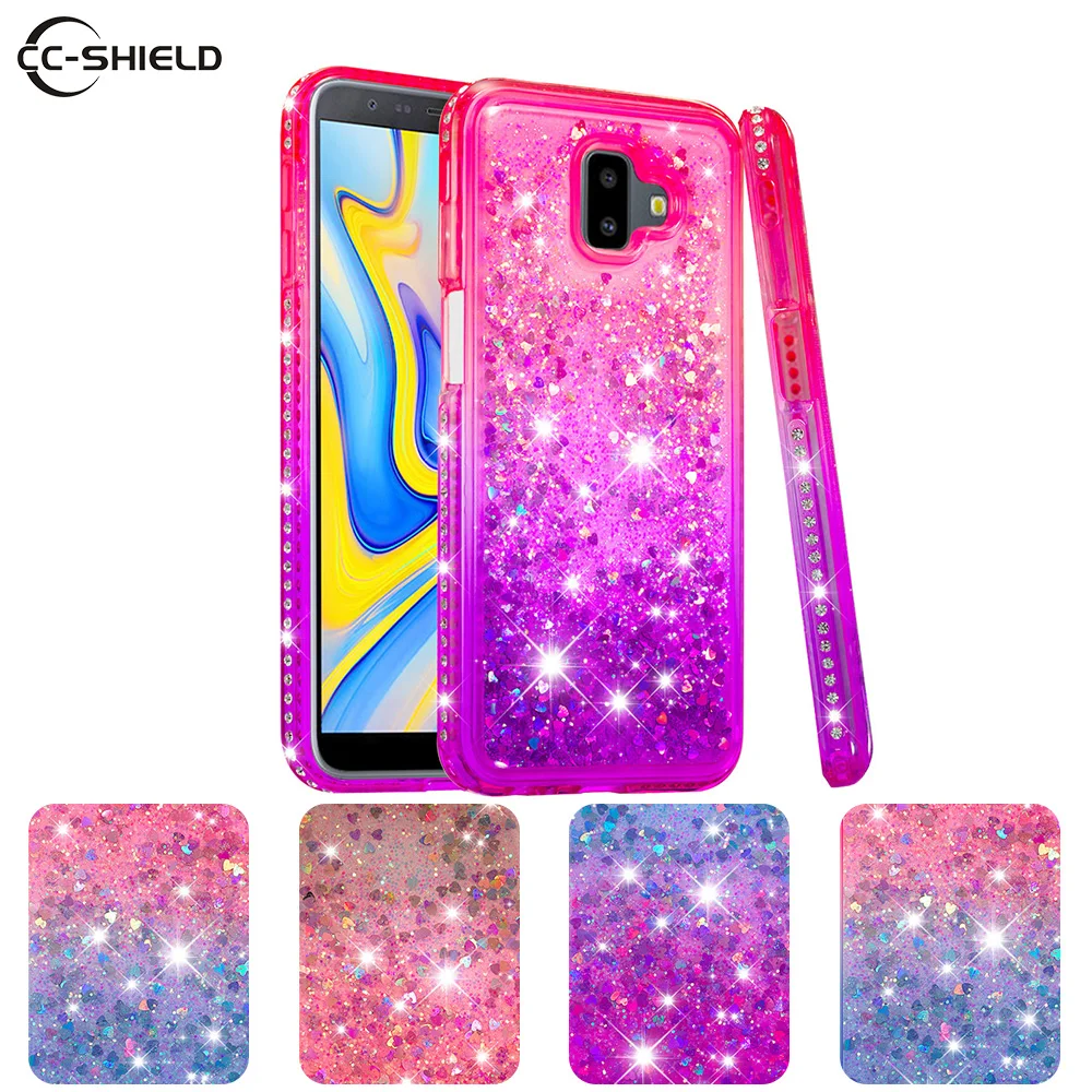 Quicksand чехол для Samsung Galaxy J6 J 6 Plus 2018 SM-J610FN SM-J610G SM J610 J610FN J610G телефона с драгоценными