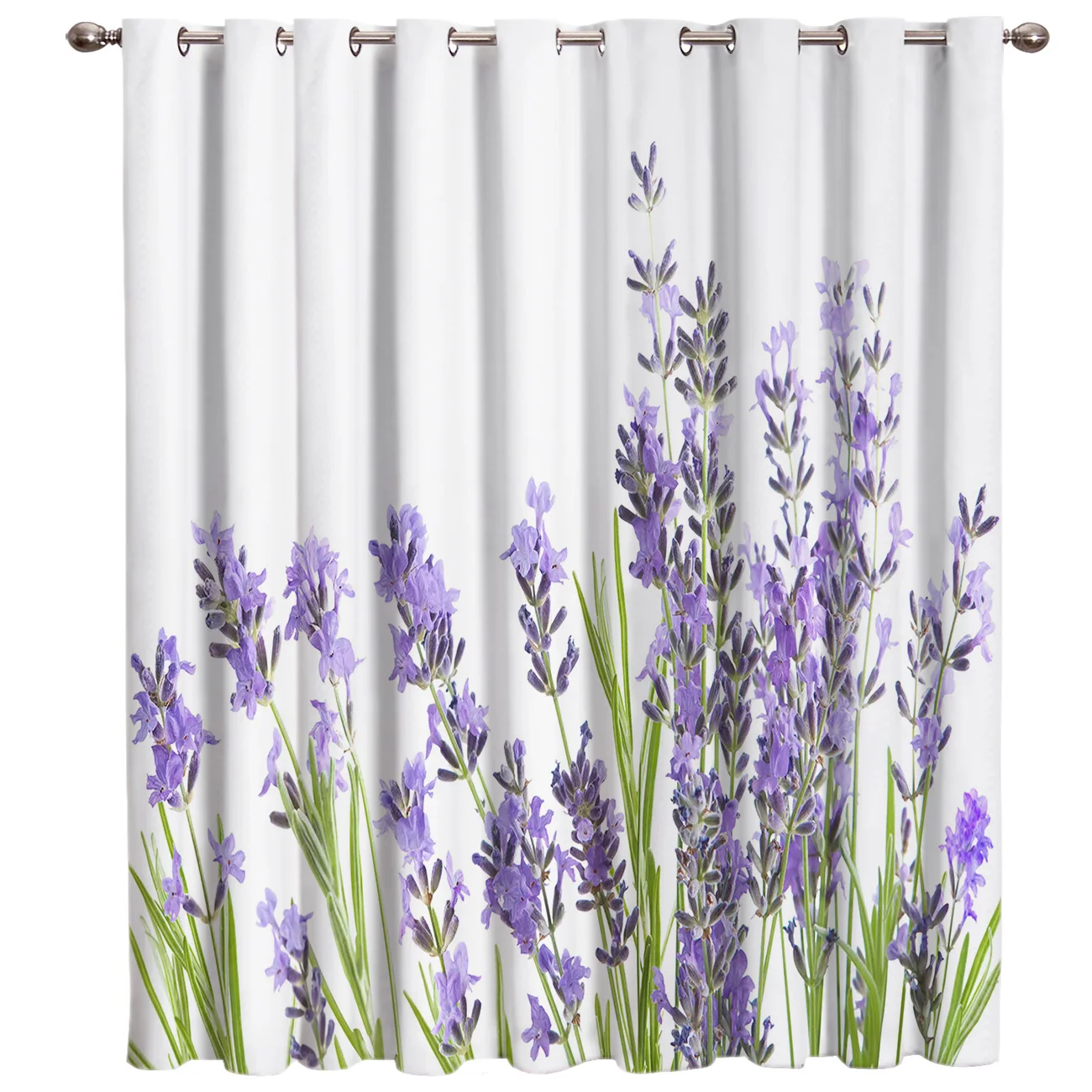 Purple Lavender Window Treatments Curtains Valance Window Curtains Dark Decor Bedroom Indoor Fabric Decor Kids Window Curtain