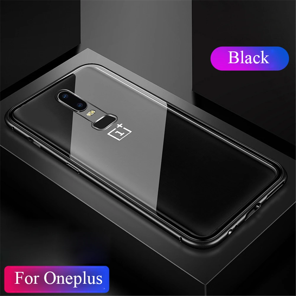 2019 New Oneplus 6 Back Case Cover One Plus 6t Magnetic Phone for 7 Pro Ultra Thin Shockproof Full Protective Cases |