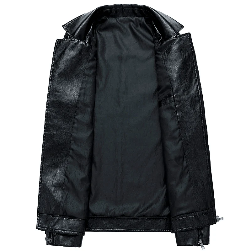 BOLUBAO мужские зимние кожаные куртки с отложным воротником мужские деловые повседневные стильные мотоциклетные меховые мужские кожаные замшевые куртки пальто