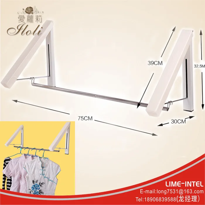 Мини складная телескопическая Скрытая подвесная вешалка для одежды Многофункциональная вешалка для одежды