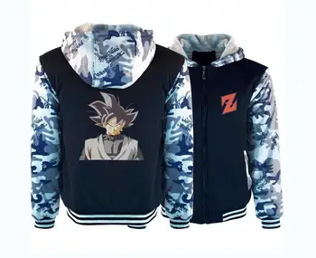 

DRAGON BALL Z Print New Zipper Costume Hoodies Men Anime Verse Hooded Cosplay Sweatshirts Streetwear Casual Tops