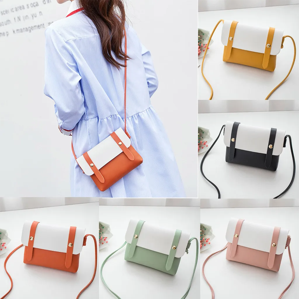 Carteras mujer de hombro y bolsos sac основной femme модная женская контрастная цветная сумка с