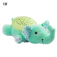 Дети Спящая кукла мягкая плюшевая игрушка ночник светодиодный светильник проектор