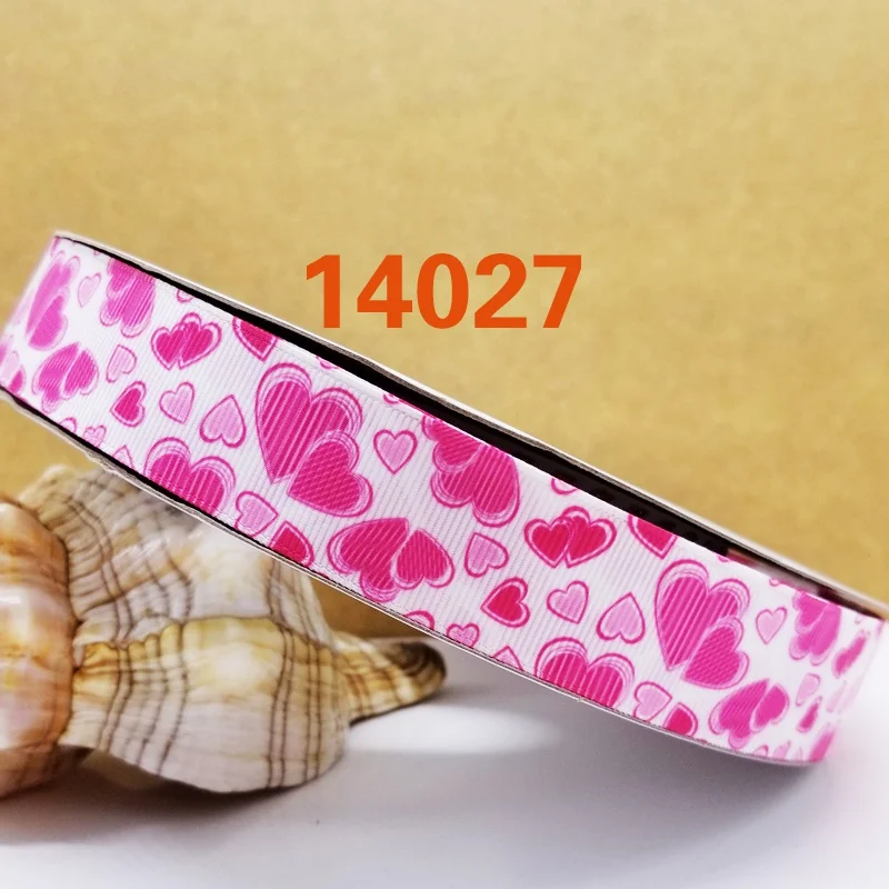 50 ярдов мультфильм напечатанный grosgrain ленты 18688 - Цвет: 14027