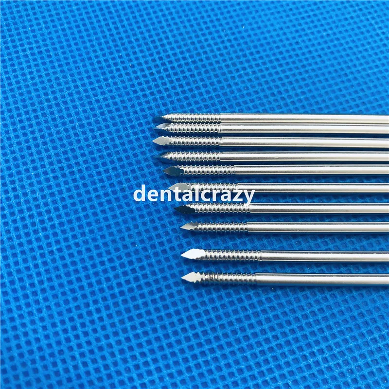 Горячая 10 шт 1,0 мм-4,0 мм Хорошая нержавеющая сталь частичная Резьбовая Кершнер провода ВЕТЕРИНАРНЫЕ ортопедические инструменты