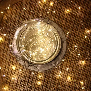 

2M 20LED String Lights Fairy LEDs Copper Wire Waterproof Battery led String Lamp Holiday Party Lighting for Christmas Decoration