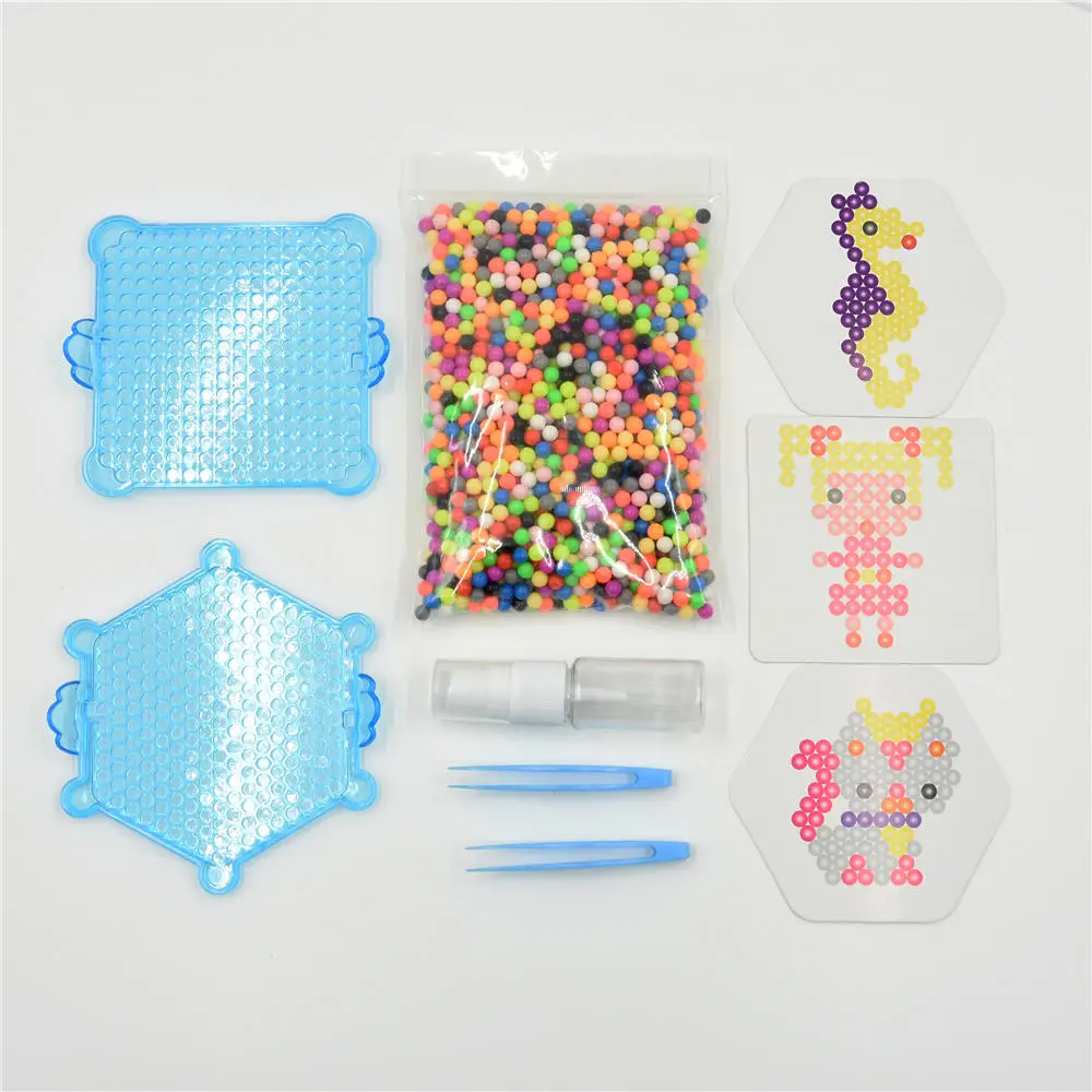 Beados Pegboard Set Fuse Jigsaw Puzzle  Kids Pegboard Perler Bead - Magic  Beads Kits - Aliexpress