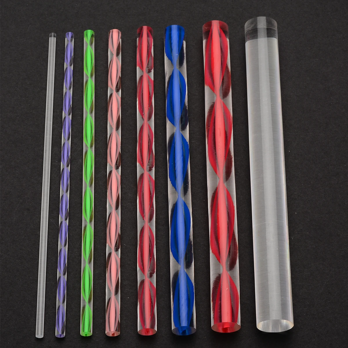 8pcs Acrylic Rods Dotting Pens Tool Painting Drawing Stencils Template Rocks Pottery Clay Art Craft DIY