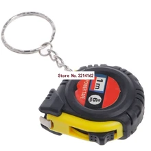 Выдвижная Линейка Рулетка брелок мини карманный размер метрический 1 м 07NOV