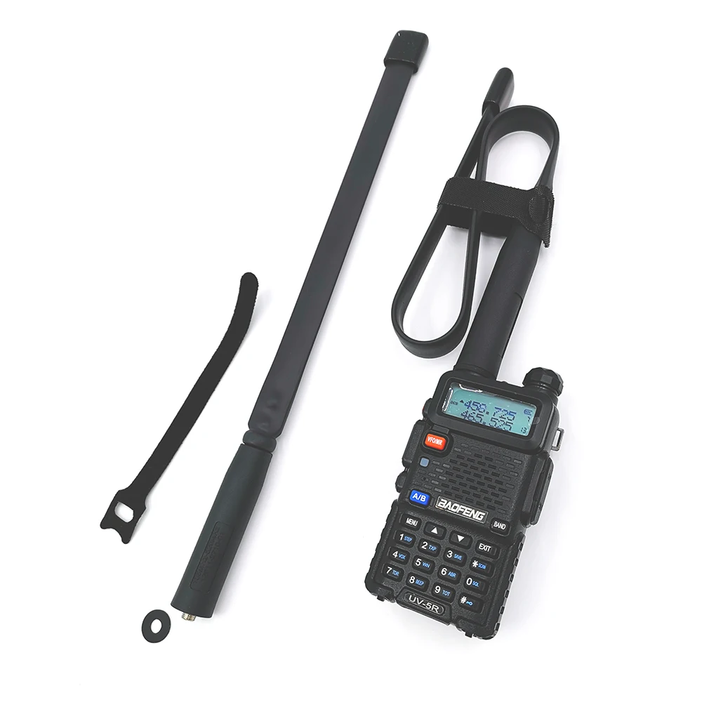 CS тактический антенна Складная SMA женский Dual band иди и болтай walkie talkie антенна для Baofeng UV-5R UV-82 UV-9R плюс KSUN RETEVIS радио