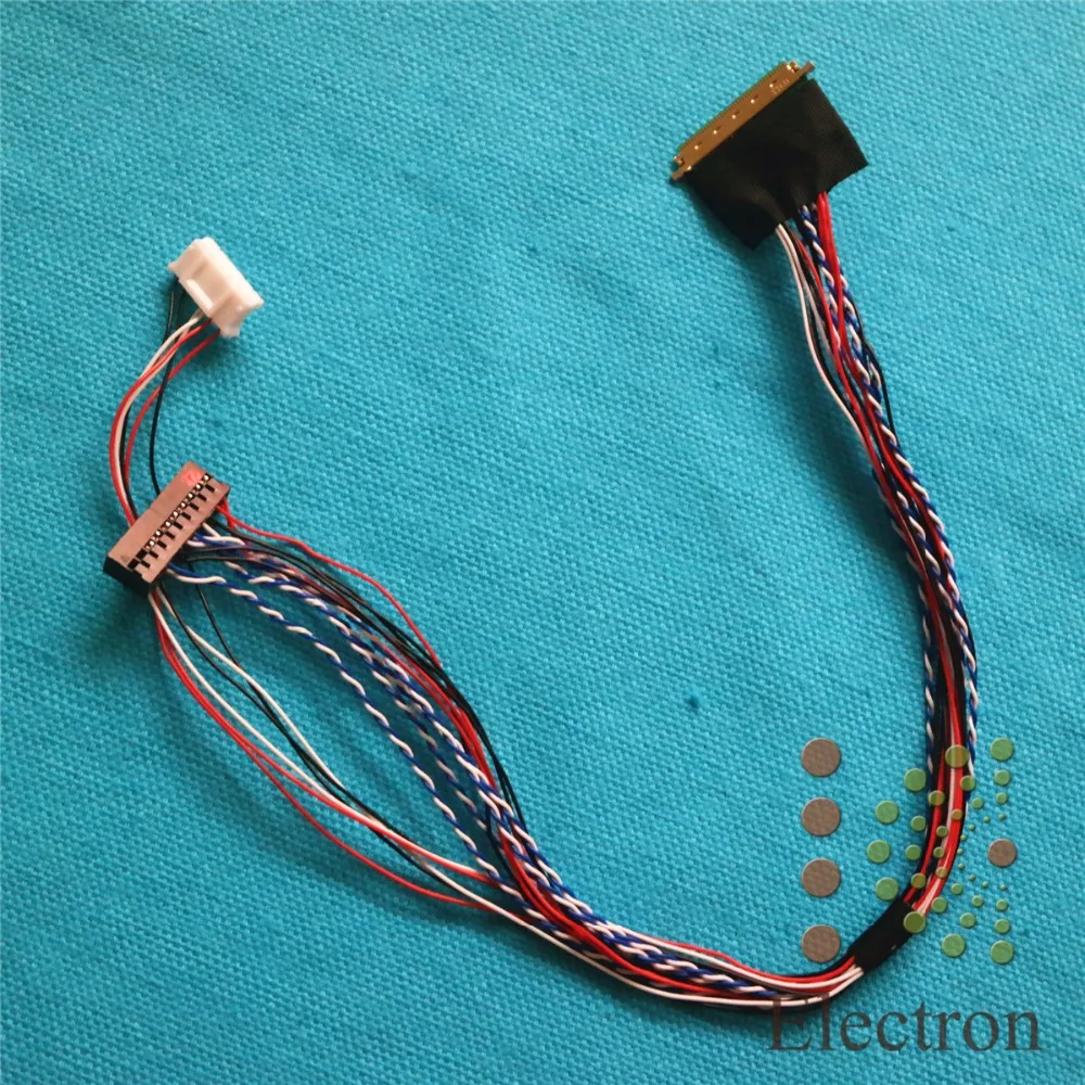 40 контактный 1ch Pitch 0 5 мм светодиодный кабель LVDS для 10 1 15 6 дюймов с ЖК панелью B156XW02