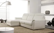 Lujo fresco con estilo muebles de sala sofá de cuero moderno de cuero de grano nuevo especial 8261