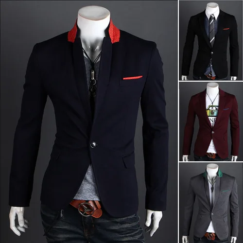Popular Navy Blue Mens Blazer-Buy Cheap Navy Blue Mens