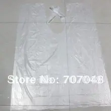 200 шт./лот, Одноразовые Волосы резка салонная накидка платье/для подстригания волос салон накидка стилиста нейлон Парикмахерская накидка